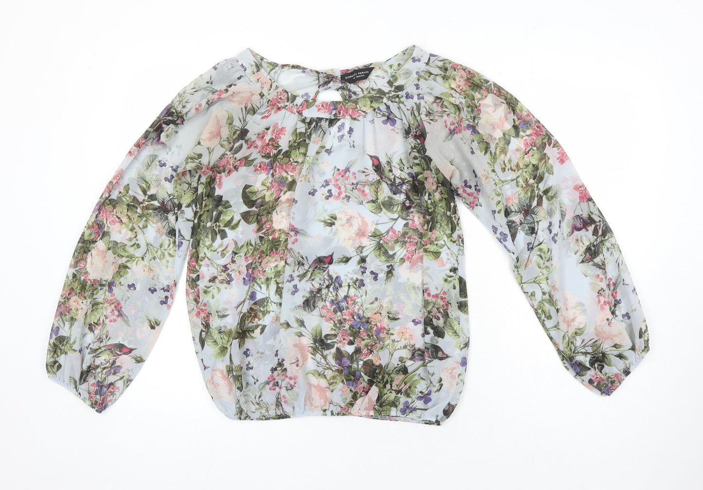 Womens UK Size 8 Dorothy Perkins Multicoloured Tunic Blouse