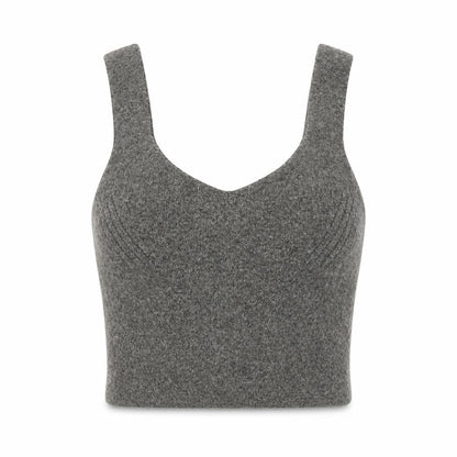 Womens UK Size One Size Zara Brown Cropped Tank