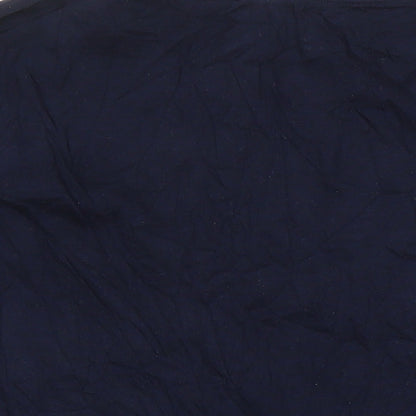 M&Co Mens Blue Cotton T-Shirt Size S Round Neck