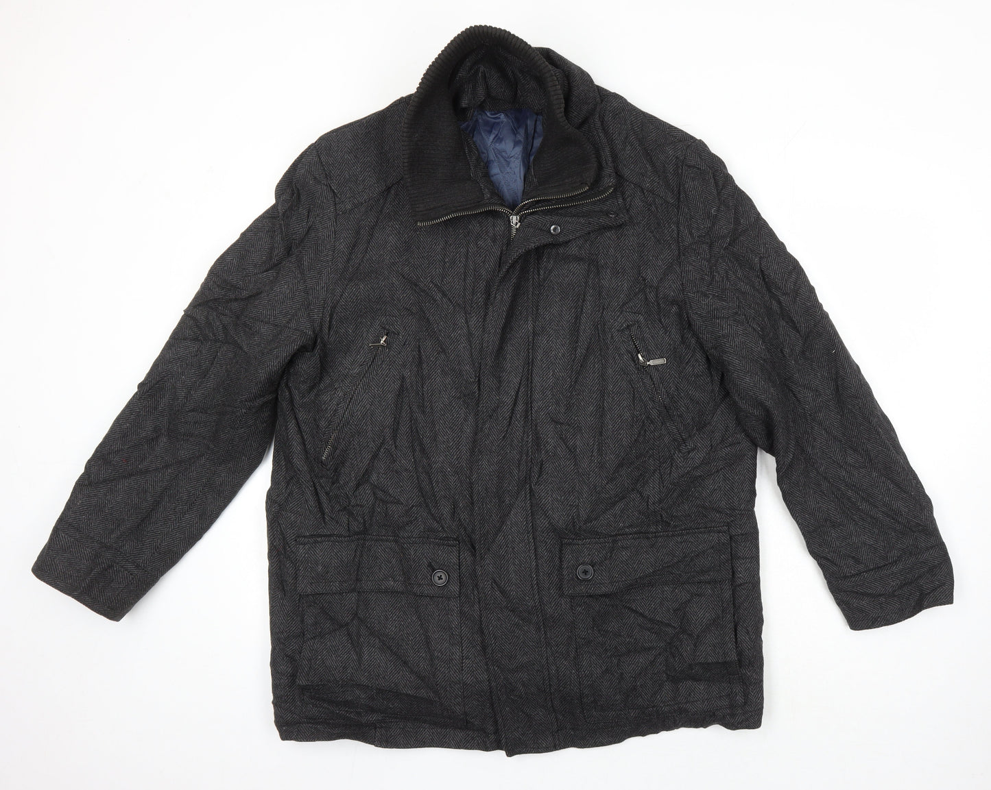 Mens UK Size L John Lewis Grey Jacket
