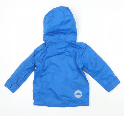 Back view of Mc Kinley boys’ blue jacket, size 4, years