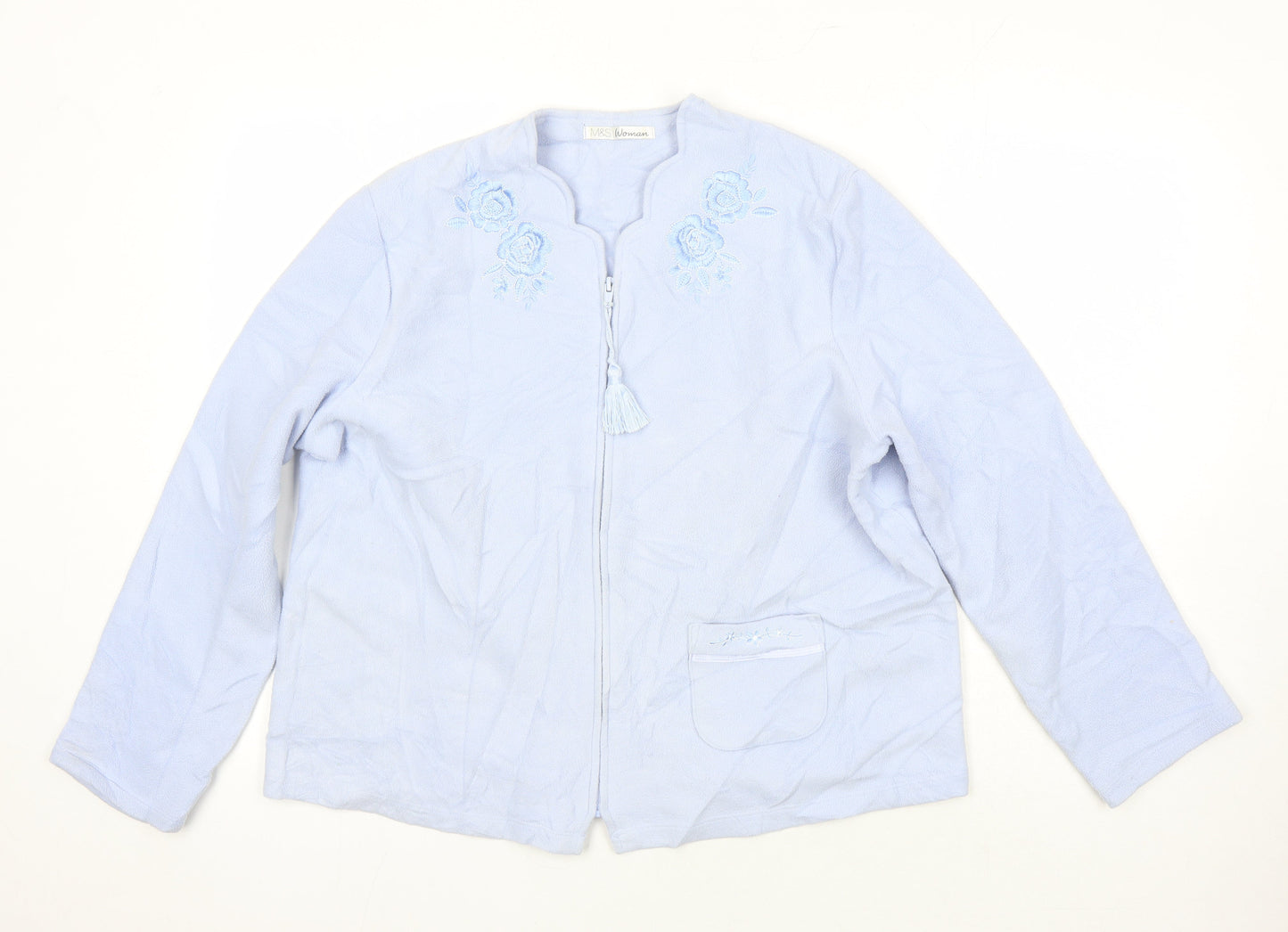 Womens UK Size 12 M&S Blue Jacket