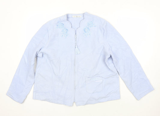 Womens UK Size 12 M&S Blue Jacket