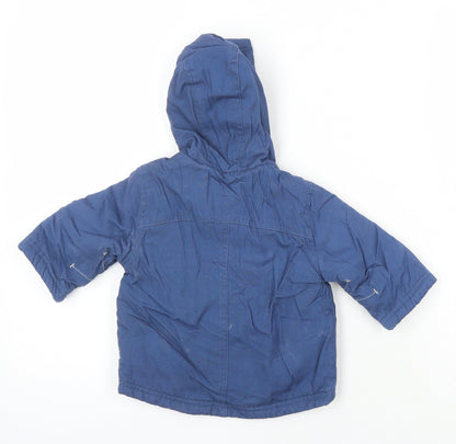 Mothercare Boys Blue Jacket Coat Size 3-6 Months