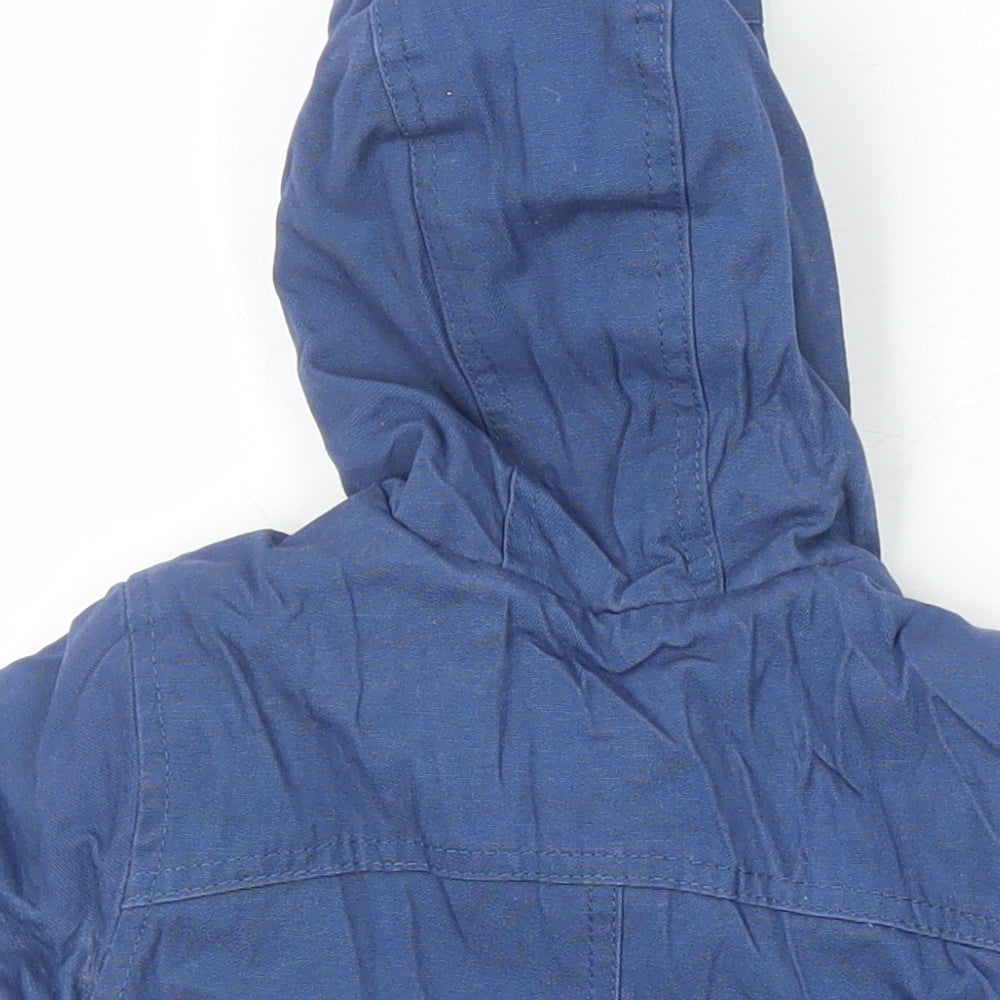 Mothercare Boys Blue Jacket Coat Size 3-6 Months