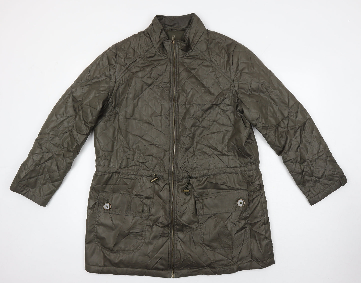 Womens UK Size 16 Being casual Green Jacket