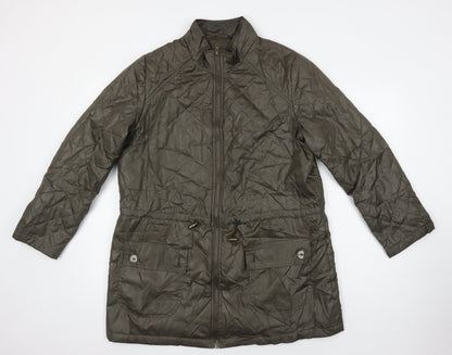 Womens UK Size 16 Being casual Green Jacket