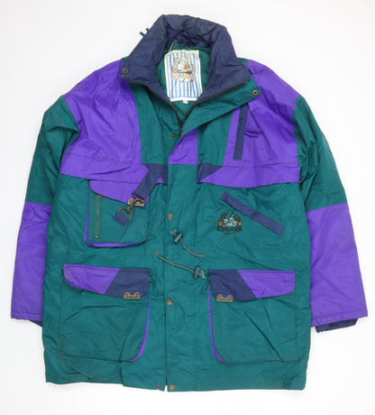 Mens UK Size L Open Air Clothing Multicoloured Jacket