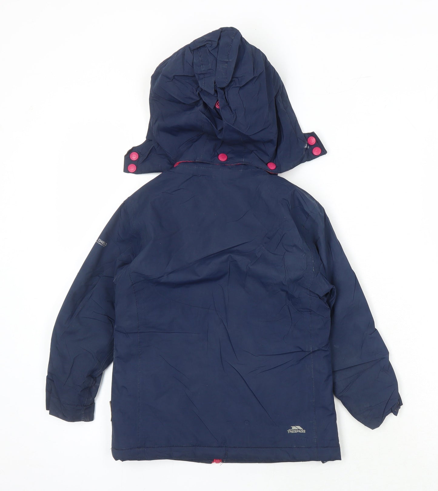 Tresspass Girls Blue Jacket Size 3-4 Years Zip - BMW