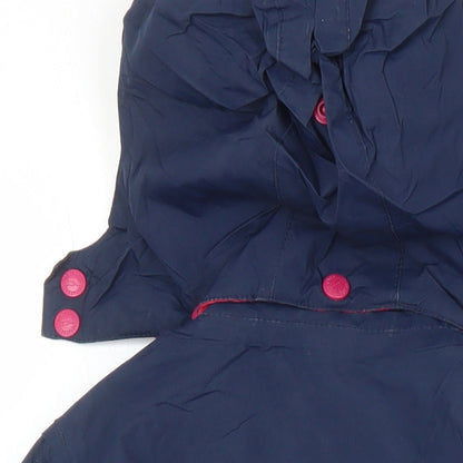 Tresspass Girls Blue Jacket Size 3-4 Years Zip - BMW