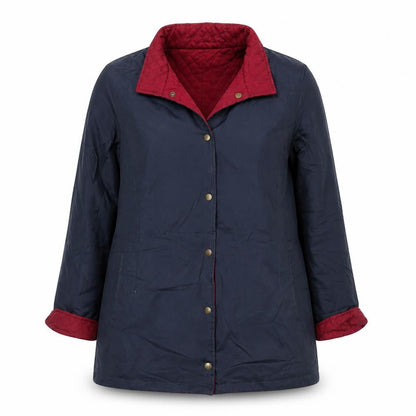 Womens UK Size 12 Classic Blue Overcoat