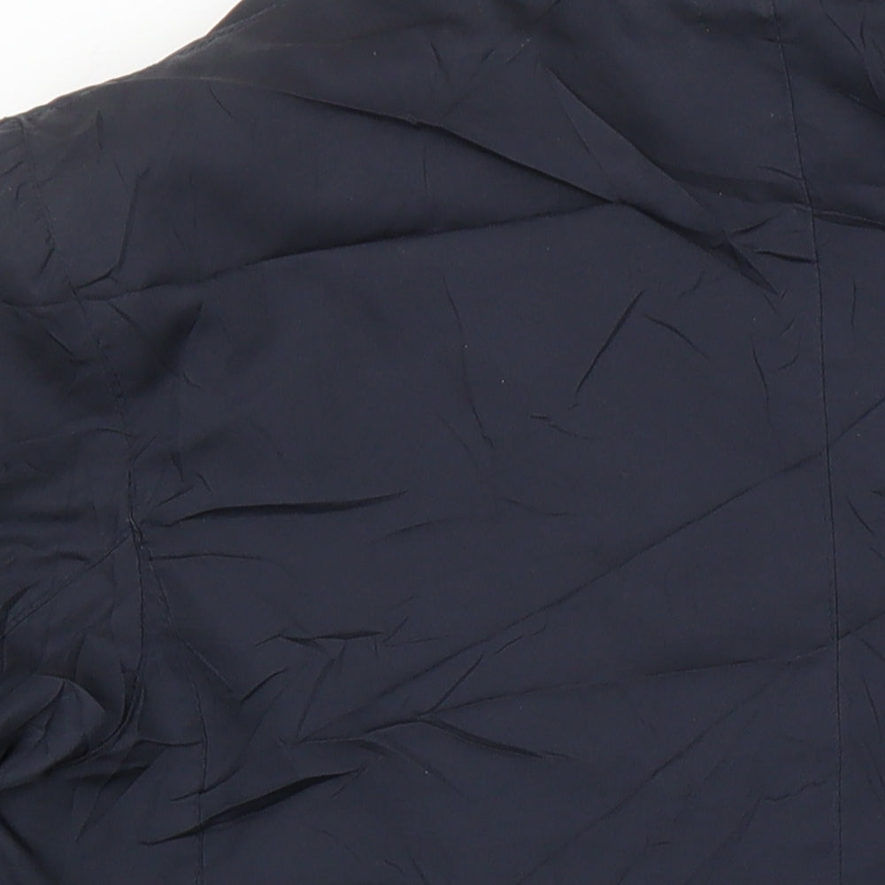Womens UK Size 12 Classic Blue Overcoat