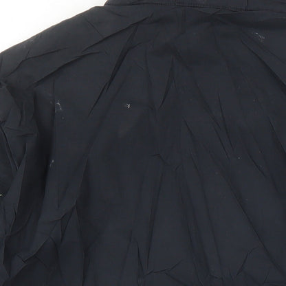 Nicole Farhi Womens Black Jacket Size 12 Snap - Half closure
