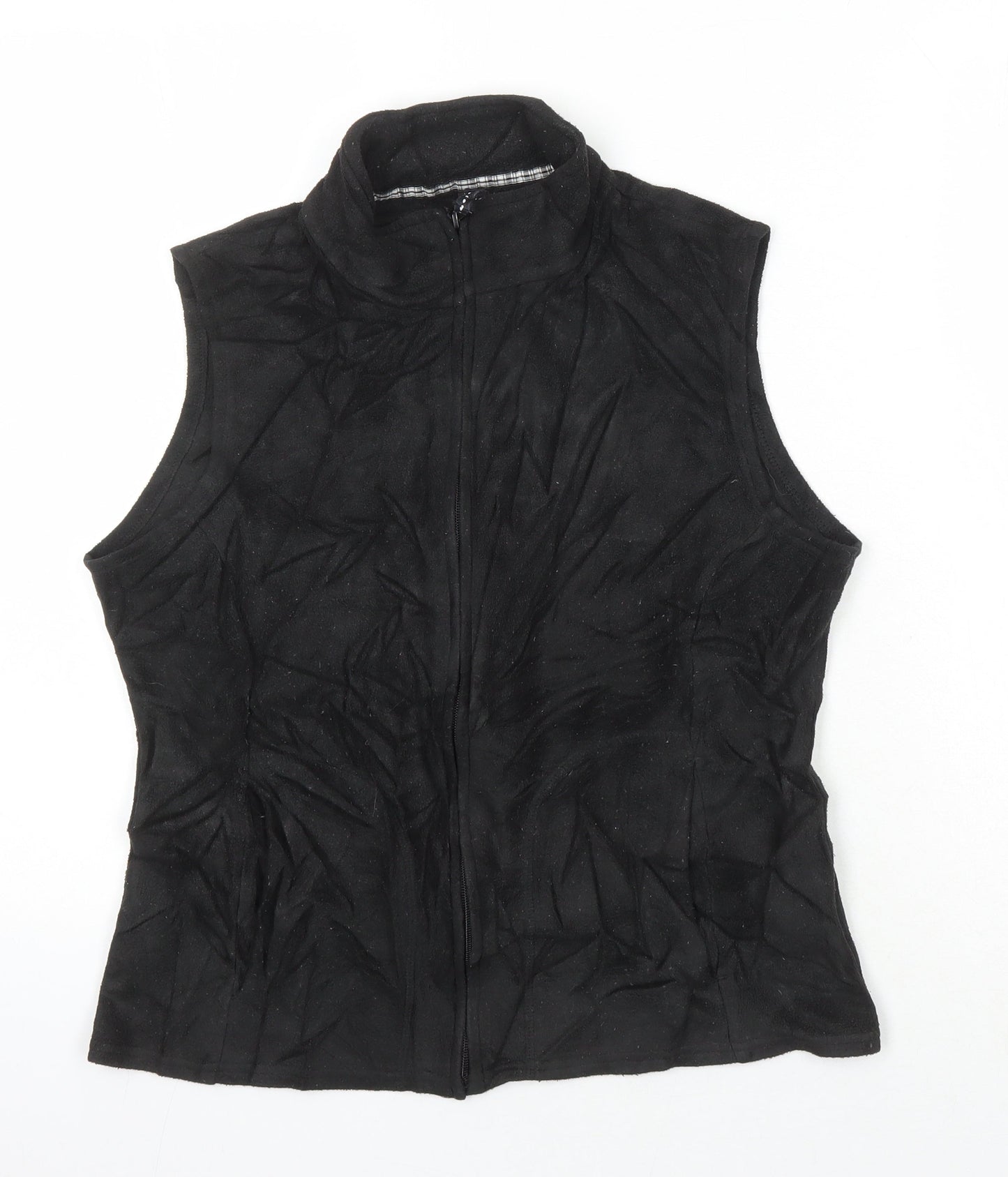 Womens UK Size 12 M&S Black Gilet