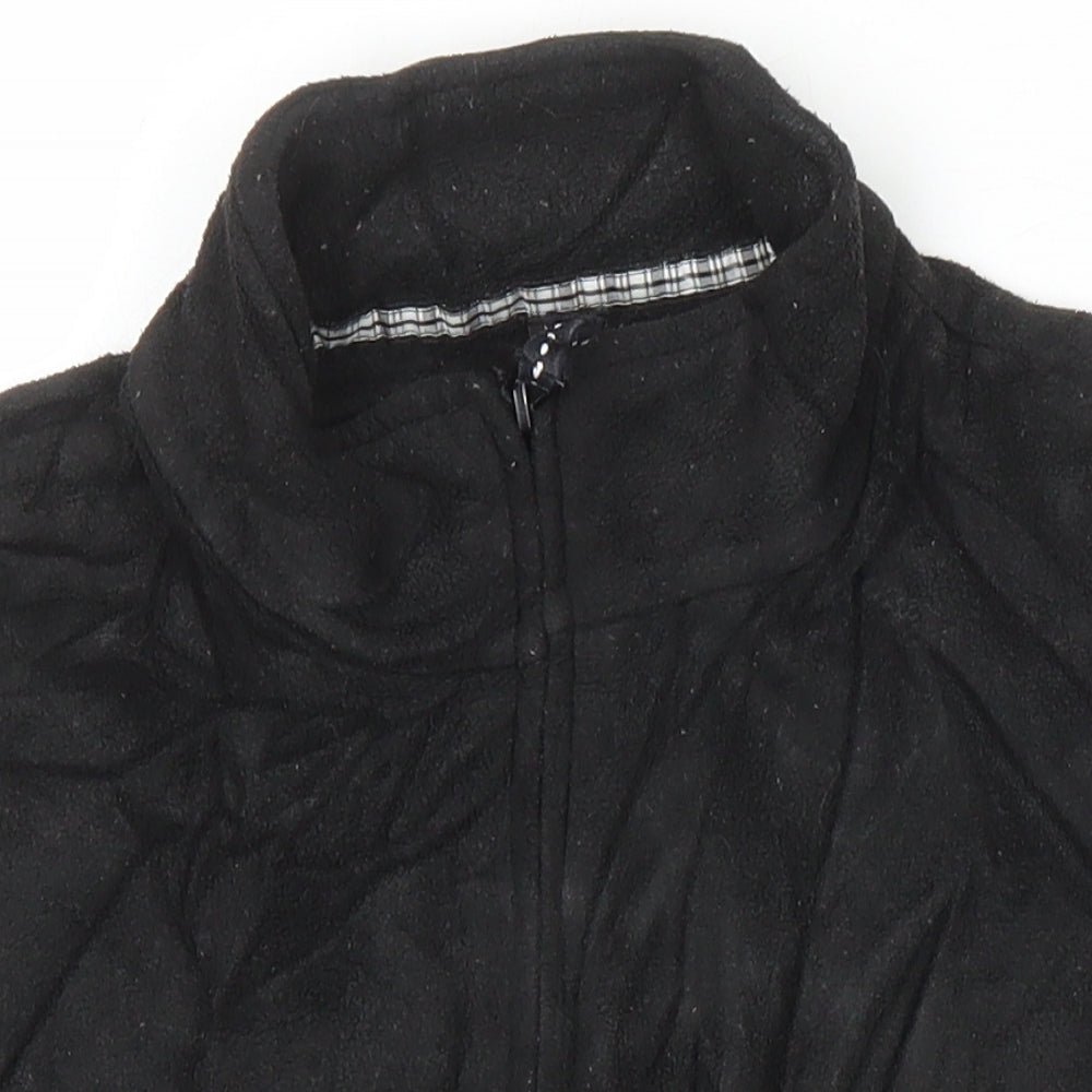 Womens UK Size 12 M&S Black Gilet