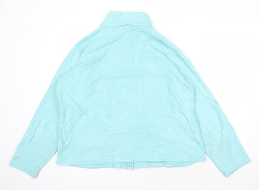 Marks & Spencer Womens Blue Jacket Size 22 Zip