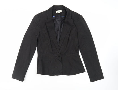 Womens UK Size 10 Linea Black Jacket