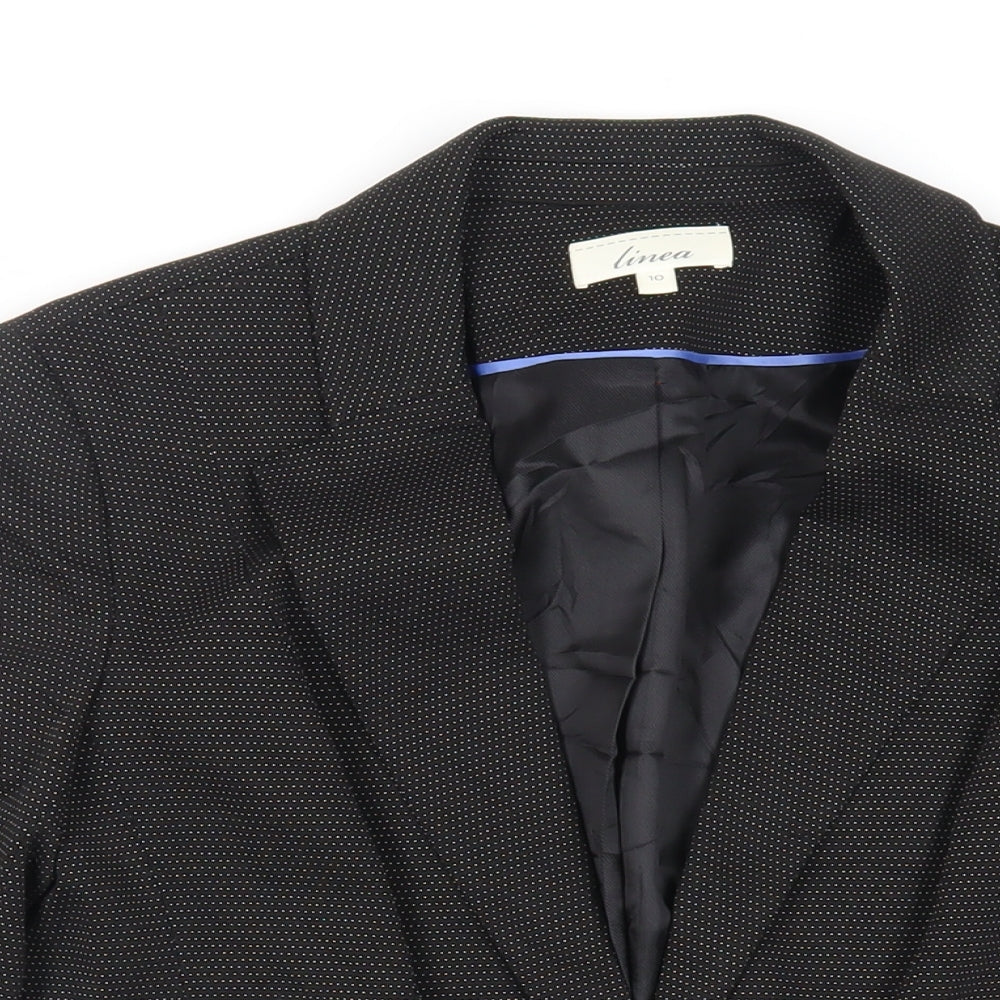 Womens UK Size 10 Linea Black Jacket