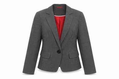 Marks & Spencer Womens Black Polka Dot Jacket Blazer Size 12 Button