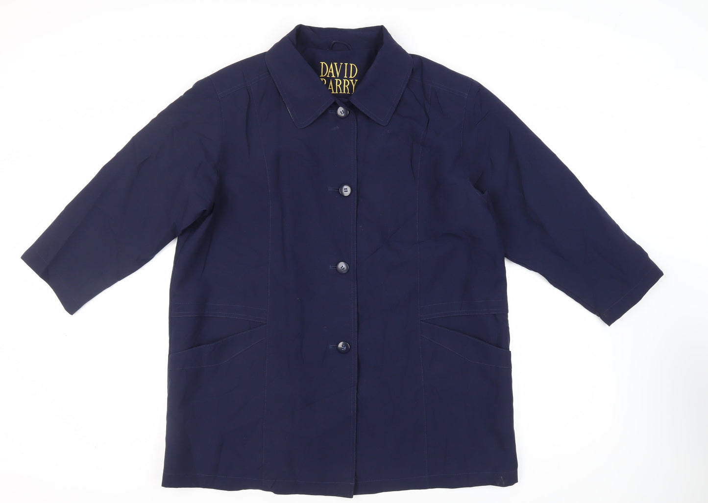 Womens UK Size 20 David Barry Blue Jacket
