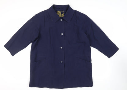 Womens UK Size 20 David Barry Blue Jacket