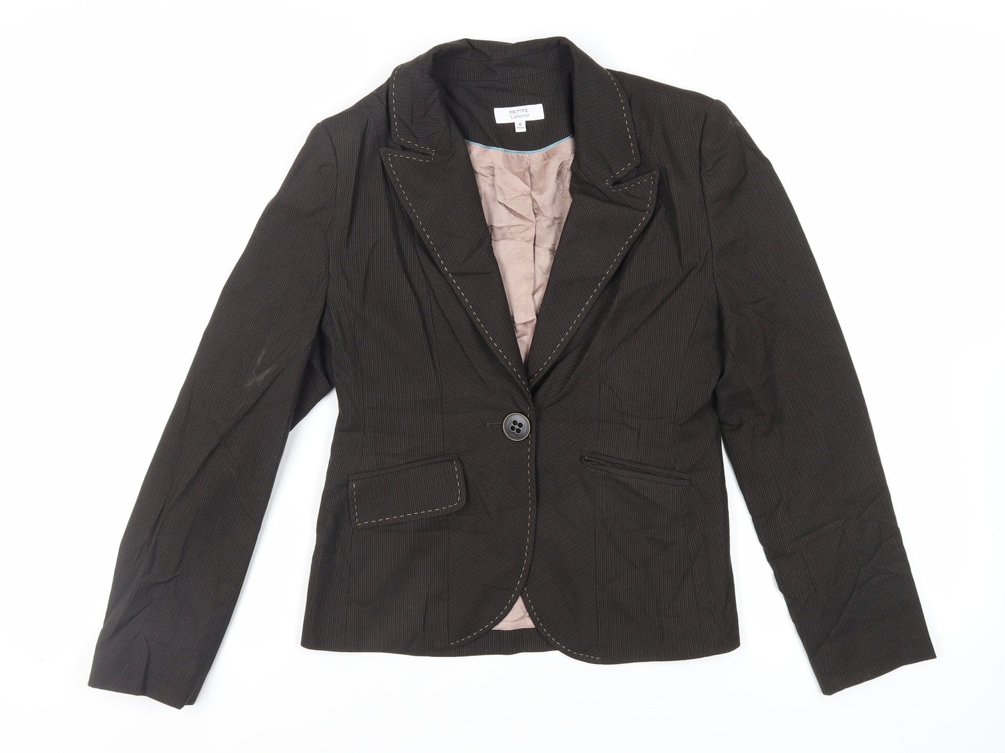 Womens UK Size 10 Debenhams Brown Jacket