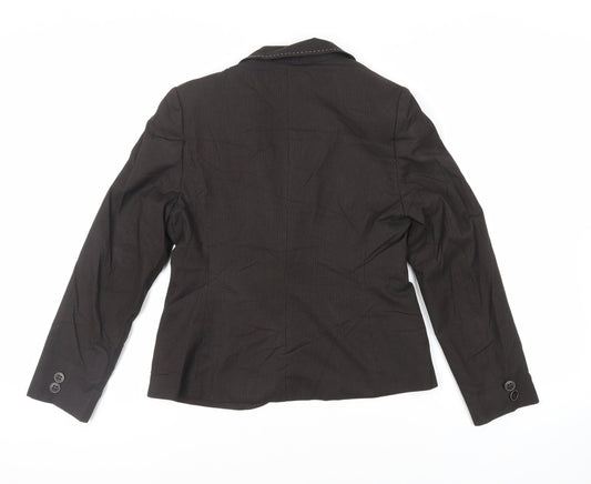 Womens UK Size 10 Debenhams Brown Jacket