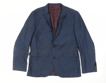 Mens UK Size 42 NEXT Regular Blue Suit Jacket
