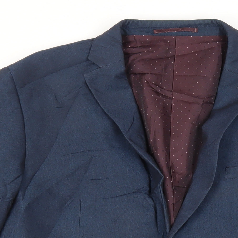 Mens UK Size 42 NEXT Regular Blue Suit Jacket