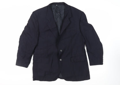Mens UK Size 40 Varteks Regular Blue Suit Jacket