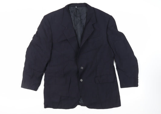 Mens UK Size 40 Varteks Regular Blue Suit Jacket