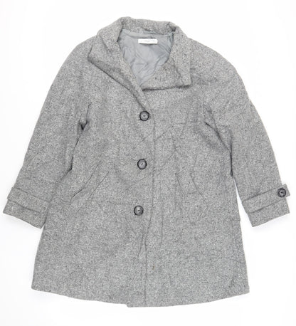 Womens UK Size 12 John Lewis Grey Overcoat
