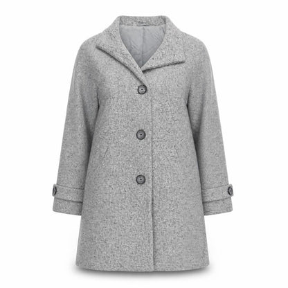 Womens UK Size 12 John Lewis Grey Overcoat