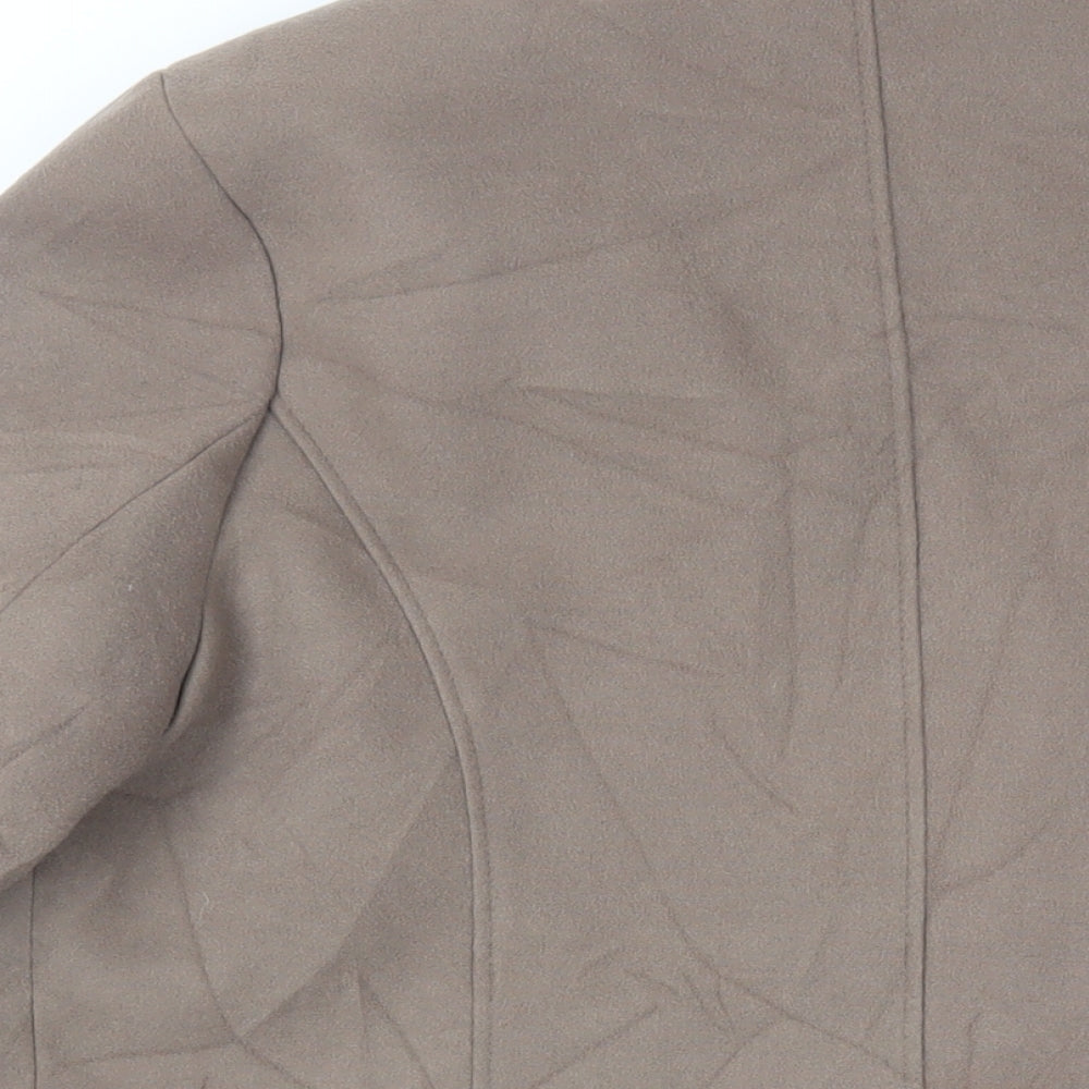 Womens UK Size 14 Marks and Spencer Brown Overcoat
