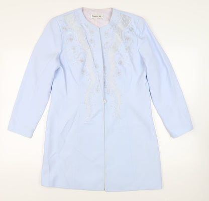 Womens UK Size 16 Condici Blue Overcoat