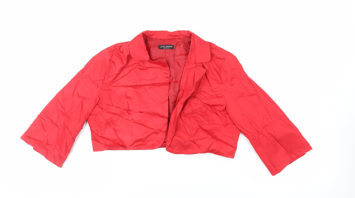 James Lakeland Womens Red Jacket Size 18