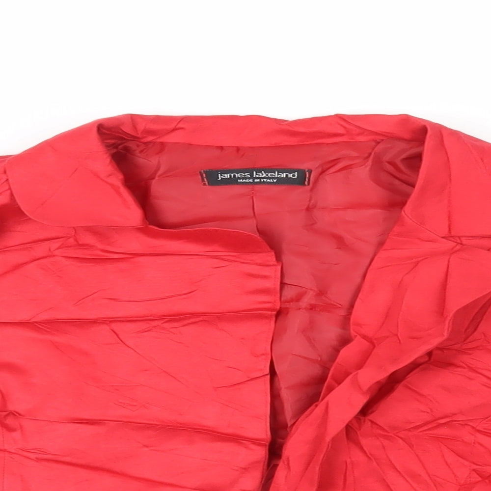 James Lakeland Womens Red Jacket Size 18