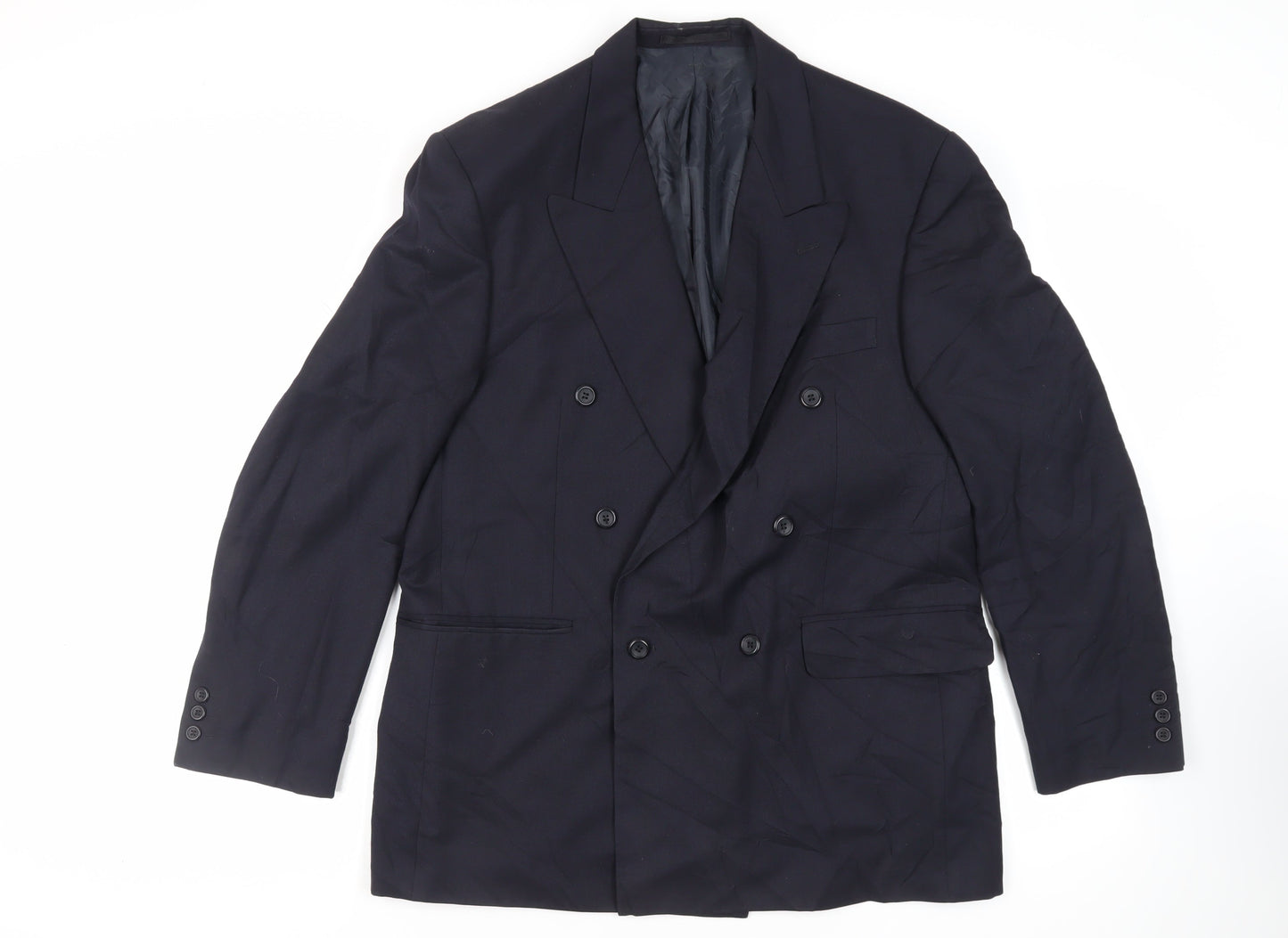 Mens UK Size 42 Burton Regular Blue Suit Jacket