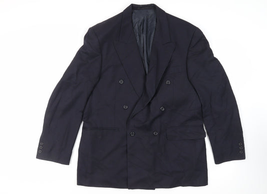 Mens UK Size 42 Burton Regular Blue Suit Jacket