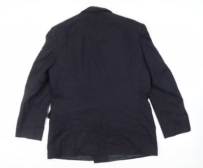 Mens UK Size 42 Burton Regular Blue Suit Jacket