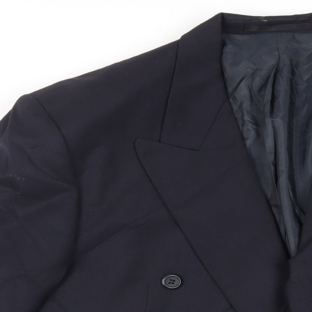 Mens UK Size 42 Burton Regular Blue Suit Jacket