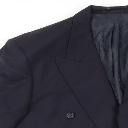 Mens UK Size 42 Burton Regular Blue Suit Jacket