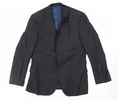 Mens UK Size 40 Simon Carter Regular Blue Suit Jacket