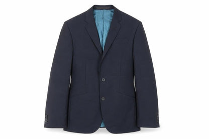 Marks & Spencer Mens Blue Polyester Jacket Suit Jacket Size 36 Regular