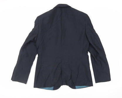 Mens UK Size 36 Marks and Spencer Regular Blue Suit Jacket