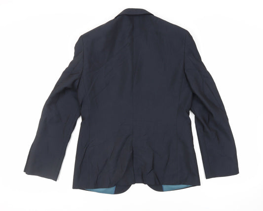 Mens UK Size 36 Marks and Spencer Regular Blue Suit Jacket