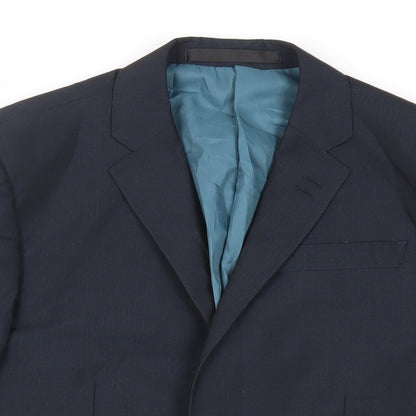 Mens UK Size 36 Marks and Spencer Regular Blue Suit Jacket