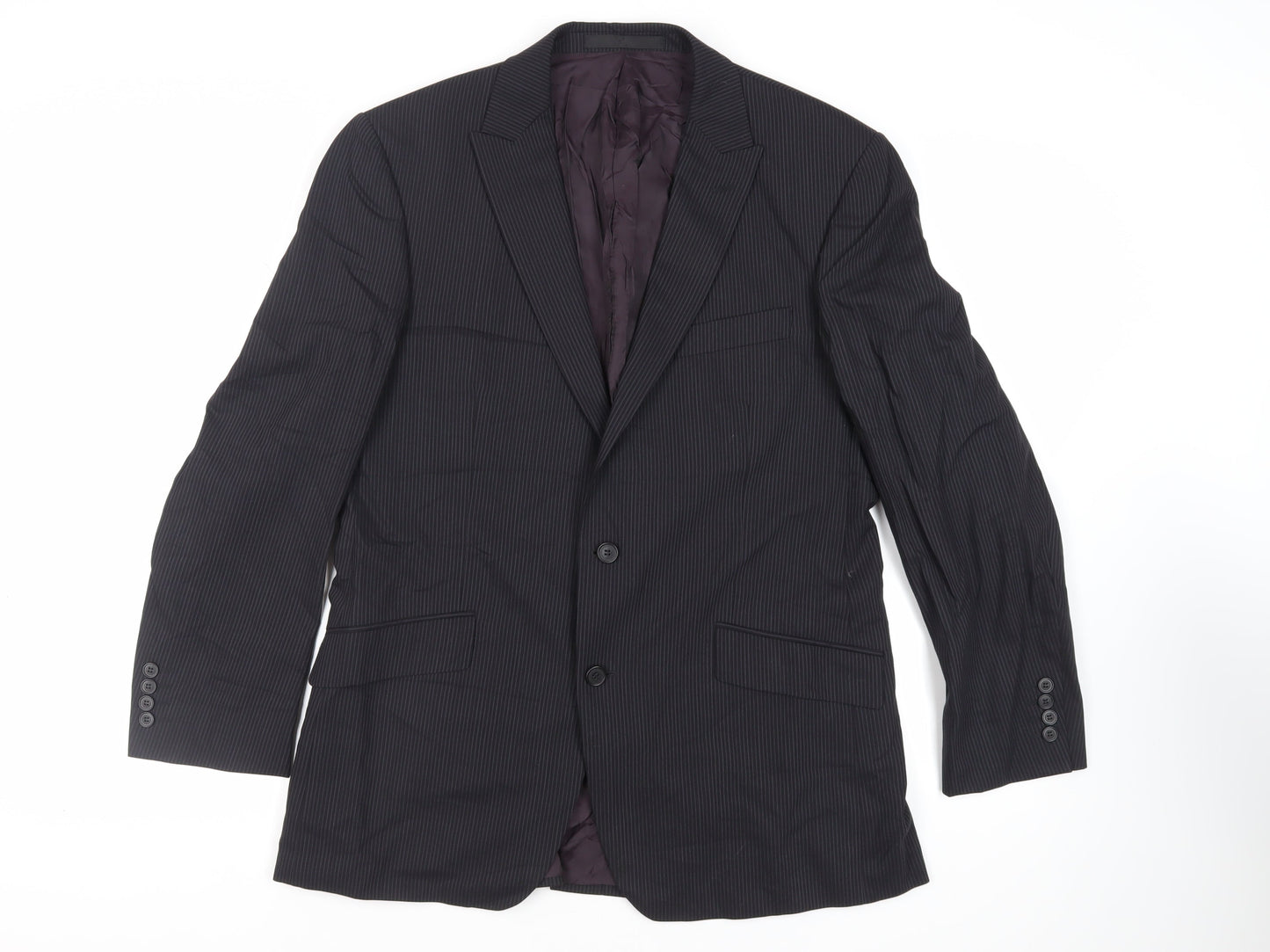 Mens UK Size 42 Marks and Spencer Regular Black Suit Jacket