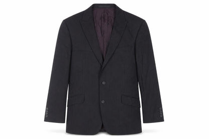 Marks & Spencer Mens Black Striped Wool Jacket Suit Jacket Size 42 Regular
