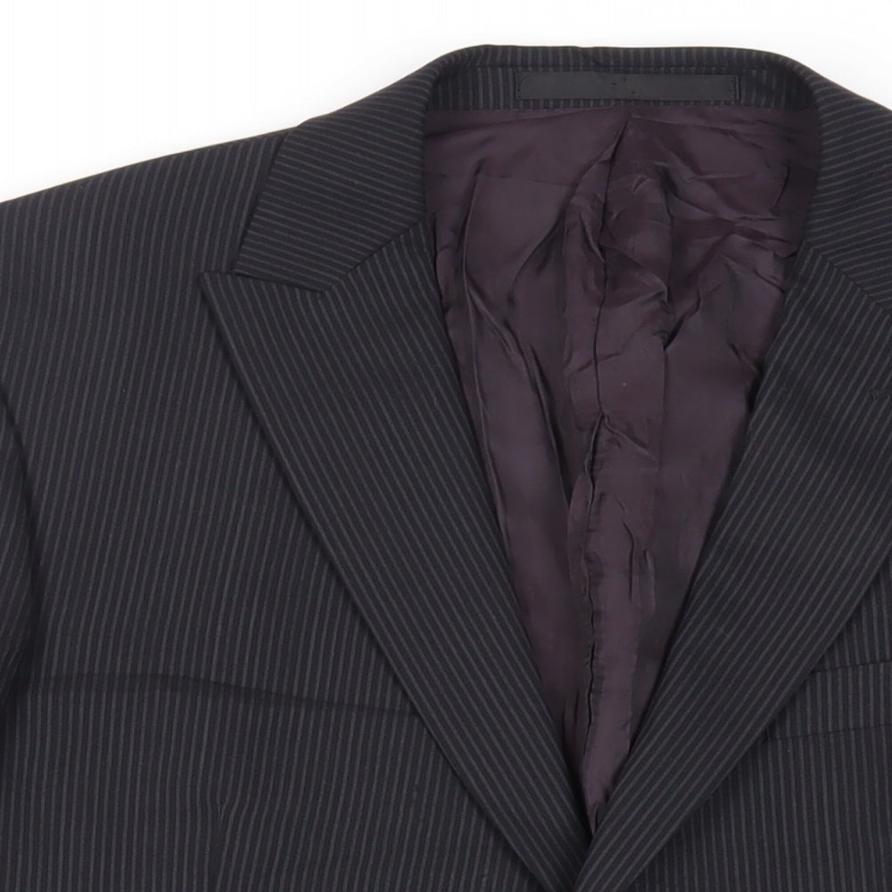 Mens UK Size 42 Marks and Spencer Regular Black Suit Jacket